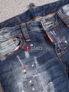 Jeans Elestic Style Européen Trous Conçu